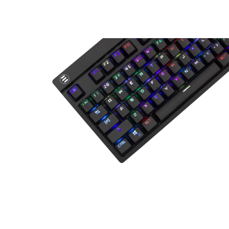 White Shark ESL-K1 Kodachi mehanička tipkovnica, USB, crvena/zelena