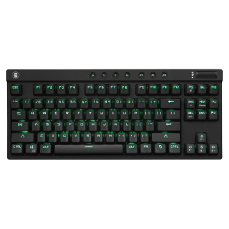 White Shark ESL-K1 Kodachi mehanička tipkovnica, USB, crvena/zelena