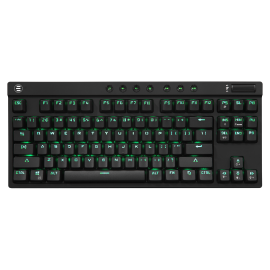 White Shark ESL-K1 Kodachi mehanička tipkovnica, USB, crvena/zelena
