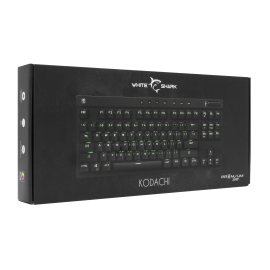 White Shark ESL-K1 Kodachi mehanička tipkovnica, USB, crvena/zelena