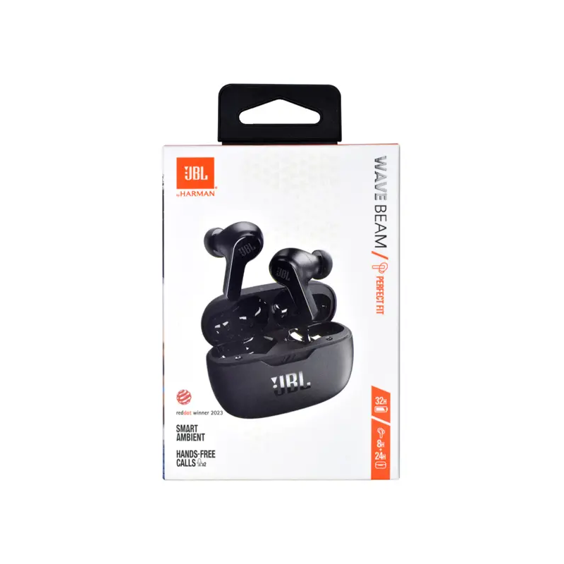 Slušalice jbl earphones bluetooth wave beam crne blister