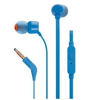 Slušalice jbl hands-free t110 3.5 mm plave blister