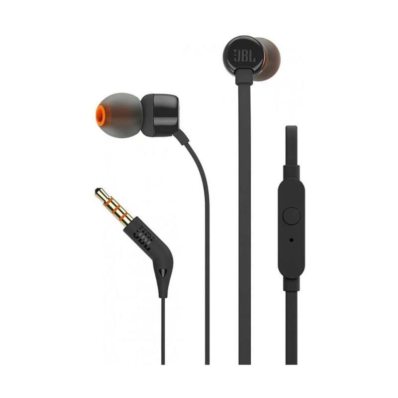 Slušalice jbl hands free tune 160 pure bass jblt160blk 3.5 mm crne blister
