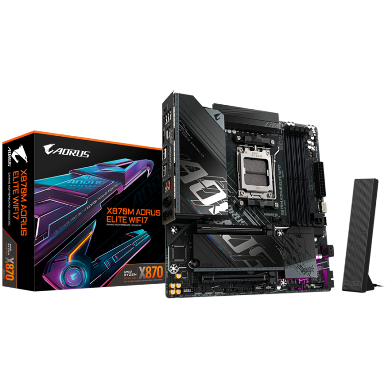 GIGABYTE X870M A ELITE WF7, AM5, 4x DDR5, mATX