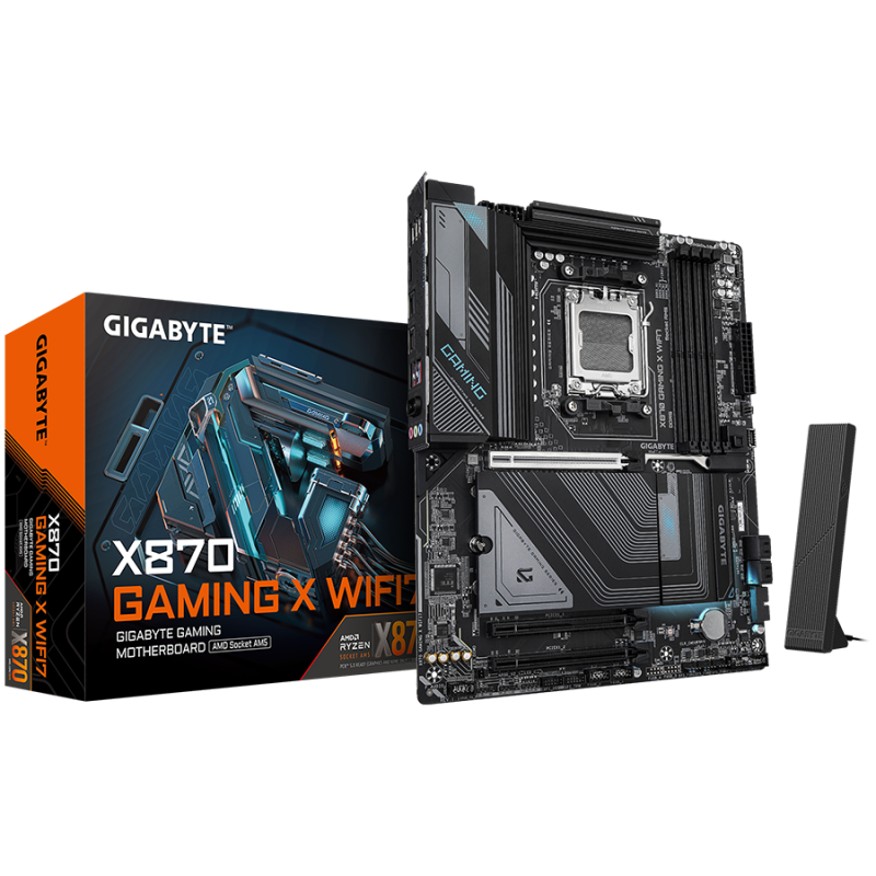 GIGABYTE X870 GAMING X WIFI7, AM5, 4x DDR5, WIFI7, ATX