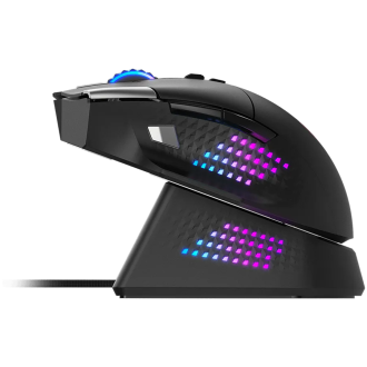 MSI Gaming Mouse VERSA PRO WIRELESS plus MOUSE DOCK PRO, Wireless, PixArt PAW 3395 Optical Sensor, 26000 DPI, OMRON Optical Micr