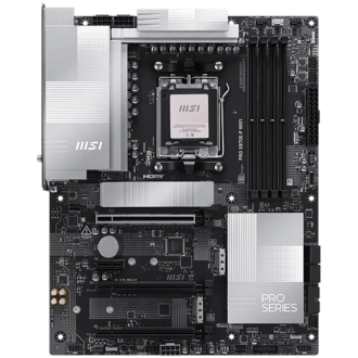 MSI PRO X870E-P WIFI, ATX, Socket AM5, 4x DDR5 Dual Channel DDR5 up to 8200(OC)MHz, 3x PCIe x16 slot, 3x M.2 slot, 4x USB 2.0, 2