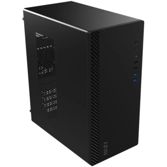 Chassis MSI PRO SHIELD M100P, Mini Tower, mATX, 1x 80 mm Preinstalled Fan, 2x USB 3.0, 2x USB 2.0, Audio Jack, 312 x 166 x 354 m
