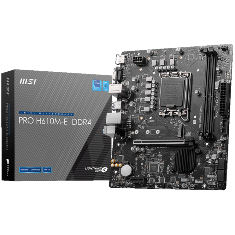 MSI MB 1700 H610 2xDDR4 4xSATA 1xM2 VGAx1 HDMIx1 Mirco-ATX