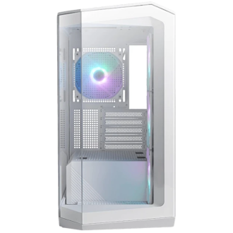 Chassis MSI MPG VELOX 300R AIRFLOW PZ WHITE, eATX, Mid Tower, 4x Pre-installed ARGB Fan, 485 x 235 x 518 mm, White