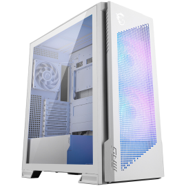 Chassis MSI MPG VELOX 300R AIRFLOW PZ WHITE, eATX, Mid Tower, 4x Pre-installed ARGB Fan, 485 x 235 x 518 mm, White