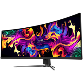 MSI MPG 491CQP QD-OLED Gaming Monitor, 49", 5120 x 1440 (DQHD), QD-OLED, 144Hz, Curve 1800R, 0.03ms, AMD FreeSync Premium Pro, D