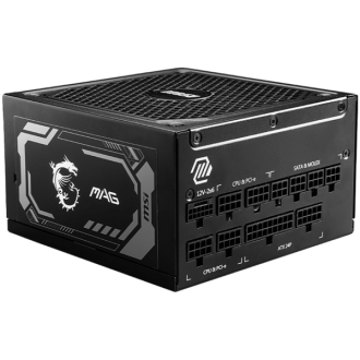 MSI MAG A1250GL PCIE5 Power Supply 1250W, 80 PLUS Gold, 135 mm Fan Size, Protections: OCP/OVP/OPP/OTP/SCP/UVP, Active PFC Design