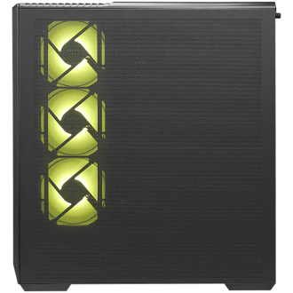 Chassis MAG PANO 130R PZ, ATX, Mid Tower, 4x Pre-installed 12mm ARGB Fan, 460 x 232 x 490 mm, Black