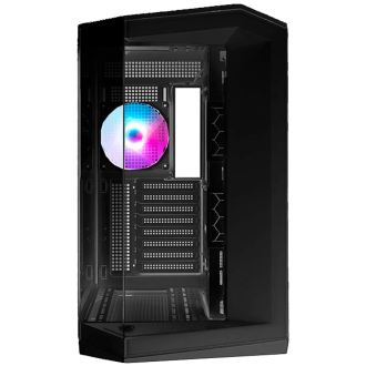 Chassis MSI MAG PANO 100R PZ, ATX, Mid Tower, 4x Pre-installed ARGB Fan, 518.7 x 290 x 482mm, Black