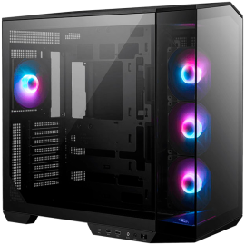 Chassis MSI MAG PANO 100R PZ, ATX, Mid Tower, 4x Pre-installed ARGB Fan, 518.7 x 290 x 482mm, Black