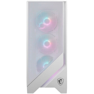 Chassis MSI MAG FORGE 320R AIRFLOW WHITE, ATX, Mid Tower, 4x Pre-installed ARGB Fan, 472.5 x 210 x 498 mm, White