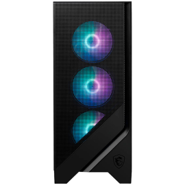 Chassis MSI MAG FORGE 320R AIRFLOW, ATX, Mid Tower, 4x Pre-installed ARGB Fan, 472.5 x 210 x 498 mm, Black