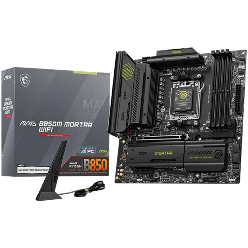MSI MAG B850M MORTAR WIFI mATX Socket AM5