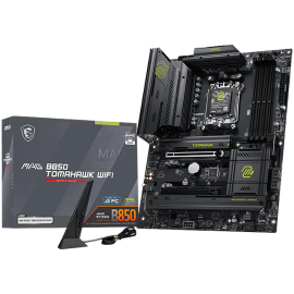 MSI Mainboard Desktop MAG B850 TOMAHAWK WIFI (AM5, 4xDDR5, 1xHDMI, 2xPCI-E x16 slot, 1xPCI-E x1 slot, 3xM.2, 4xSATA 6G, 5GLAN, W