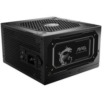 MSI PSU MAG A750GL PCIE5 II, 750W 80Plus Gold, 120mm Fan Active PFC, Fully Modular, 12VHPWR, ATX 3.1, PCIe 5.1, OVP, OCP, OTP, O
