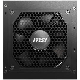 MSI PSU MAG A750GL PCIE5 II, 750W 80Plus Gold, 120mm Fan Active PFC, Fully Modular, 12VHPWR, ATX 3.1, PCIe 5.1, OVP, OCP, OTP, O