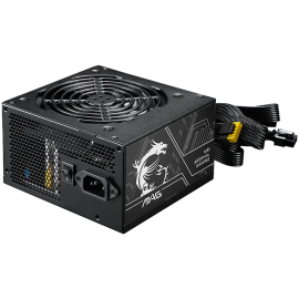 MSI MAG A750BN PCIE5 II, 750W 80+ Bronze, ATX 3.1, PCIe 5.1, 120mm Fan, Active PFC, OVP, OCP, SCP, OPP, UVP