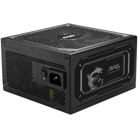 MSI MAG A1000GL PCIE5 II, 1000W, 80+ Gold, Fully modular, 135mm Vent, ATX 3.1 ready