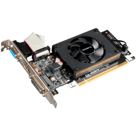GIGABYTE Video Card NVIDIA GeForce GT 710 2GL (2GB DDR3/64bit, PCI-E 2.0, Recommended PSU 300W, HDMI+DVI low profile bracket x1,