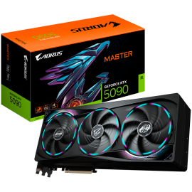 GIGABYTE Video Card NVIDIA AORUS GeForce RTX 5090 MASTER 32G (32GB GDDR7/512bit, PCI-E 5.0, Recommended PSU 1000W, 16Pin Power c