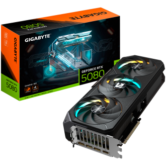 GIGABYTE Video Card NVIDIA GeForce RTX 5080 GAMING 16G, 16GB GDDR7, 256bit, PCI-E 5.0