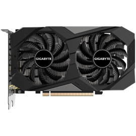 GIGABYTE Video Card NVIDIA GeForce RTX 3050 WINDFORCE OC V2 6G (6GB GDDR6/96bit, PCI-E 4.0, Recommended PSU 300W, 2xDP, 2xHDMI) 