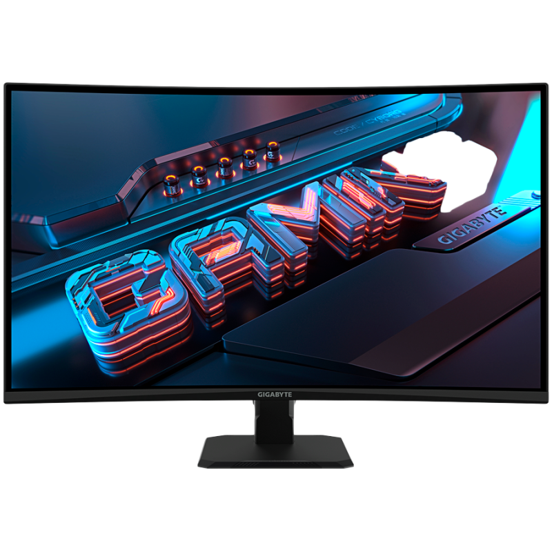 Gigabyte 31.5" 2560 x 1440 (QHD), VA 1500R, 180Hz, 120% sRGB ,1ms, 250 cd/m2, 3500:1, FreeSync Premium, HDR Ready, HDMI, Display