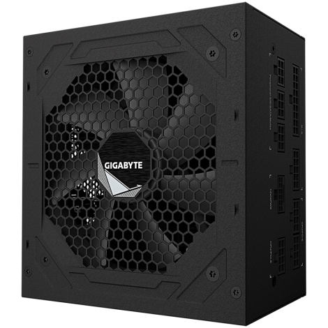 GIGABYTE UD850GM Power Supply 850W, PCIe Gen5 16Pin x 1 600W, Modular, 80 PLUS Gold, Japanese capacitors, 120mm smart control fa