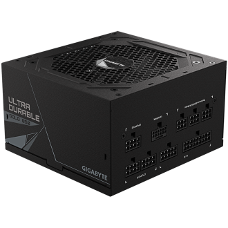 GIGABYTE UD850GM Power Supply 850W, PCIe Gen5 16Pin x 1 600W, Modular, 80 PLUS Gold, Japanese capacitors, 120mm smart control fa