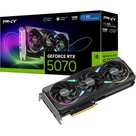 PNY GeForce® RTX™ 5070 12GB ARGB Gaming Overclocked Triple Fan