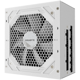 GIGABYTE UD1000GM PG5 V2 ICE, 1000W, White, 80 PLUS Gold, ATX 3.1, Fully Modular