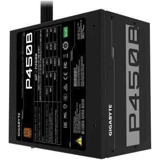GIGABYTE P450B Power Supply 450W, 80+ Bronze, 120mm HYB fan, EU plug