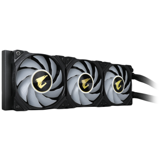 GIGABYTE AORUS WATERFORCE COOLER X360, Intel 2066, 2011, 1366, 115x, 1200, 1700, AMD TR4, AM4, sTRX4, Status LCD, RGB FUSION 2.0