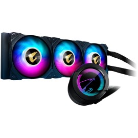 GIGABYTE AORUS WATERFORCE COOLER 360, Intel 2066, 2011, 1366, 115x, 1200, 1700, AMD TR4, AM4, sTRX4, RGB FUSION 2.0, 3x120mm ARG
