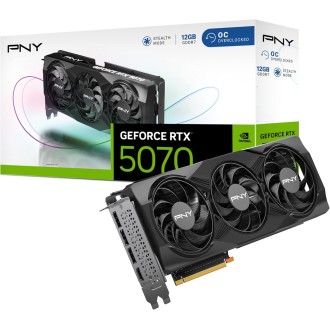 PNY GeForce® RTX™ 5070 12GB Gaming Overclocked Triple Fan