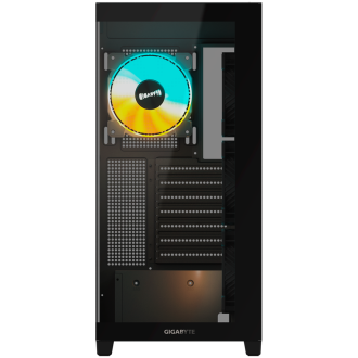 GIGABYTE PC Chasiss GB-C500P ST, C500 PANORAMIC STEALTH, ATX M/B and PSU, USB 3.2 Gen2 Type-C x1 USB 3.0 x2, Pre-installed ARGB 