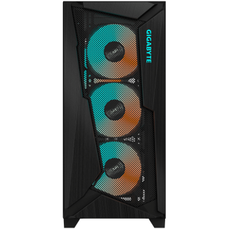 GIGABYTE C301 GLASS Midi Tower, E-ATX, USB 3.1 Gen2 Type-C x1, USB 3.0 x2, Audio In & Out, LED Switch, 4x 120mm ARGB fans, ARGB 