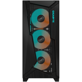 GIGABYTE C301 GLASS Midi Tower, E-ATX, USB 3.1 Gen2 Type-C x1, USB 3.0 x2, Audio In & Out, LED Switch, 4x 120mm ARGB fans, ARGB 