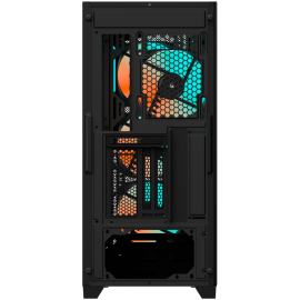 GIGABYTE C301 GLASS Midi Tower, E-ATX, USB 3.1 Gen2 Type-C x1, USB 3.0 x2, Audio In & Out, LED Switch, 4x 120mm ARGB fans, ARGB 