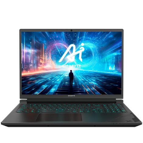 GIGABYTE Notebook G6X 9MG 16" (1920x1200@165Hz) WUXGA, Intel Core i7-13650HX, 16GB (2x8GB) DDR5 4800, NVIDIA RTX 4050 GDDR6 6GB,