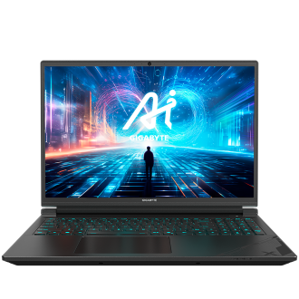 GIGABYTE Notebook G6X 9MG 16" (1920x1200@165Hz) WUXGA, Intel Core i7-13650HX, 16GB (2x8GB) DDR5 4800, NVIDIA RTX 4050 GDDR6 6GB,