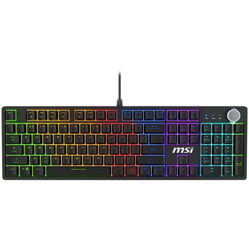 MSI Gaming Keyboard FORGE GK320 RED, USB 2.0, RGB LED, Mechanical Switch, Anti-ghosting