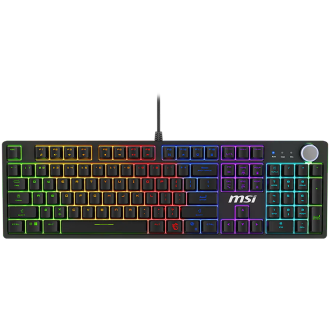 MSI Gaming Keyboard FORGE GK320 RED, USB 2.0, RGB LED, Mechanical Switch, Anti-ghosting