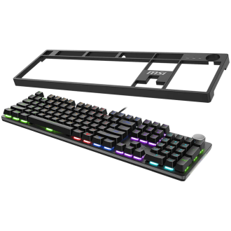 MSI Gaming Keyboard FORGE GK320 RED, USB 2.0, RGB LED, Mechanical Switch, Anti-ghosting